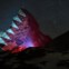 Zermatt Tourismus. Light Art by Gerry Hofstetter, foto de Michael Kessler