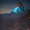 Zermatt Tourismus. Light Art by Gerry Hofstetter, foto de