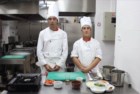 Fundo americano pelos mini-chefs