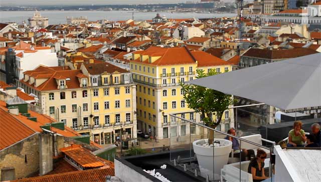 No Rooftop do Hotel Mundial