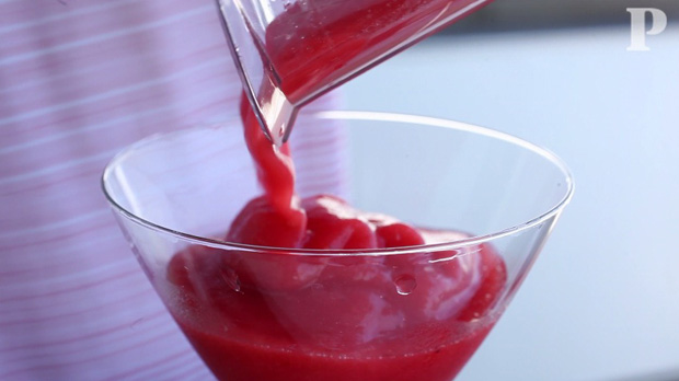 Luxinis, o gelado de morango meteu-se nos copos