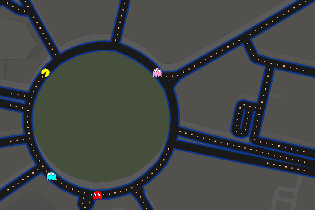 Podem jogar Pac-Man nas ruas do Google Maps