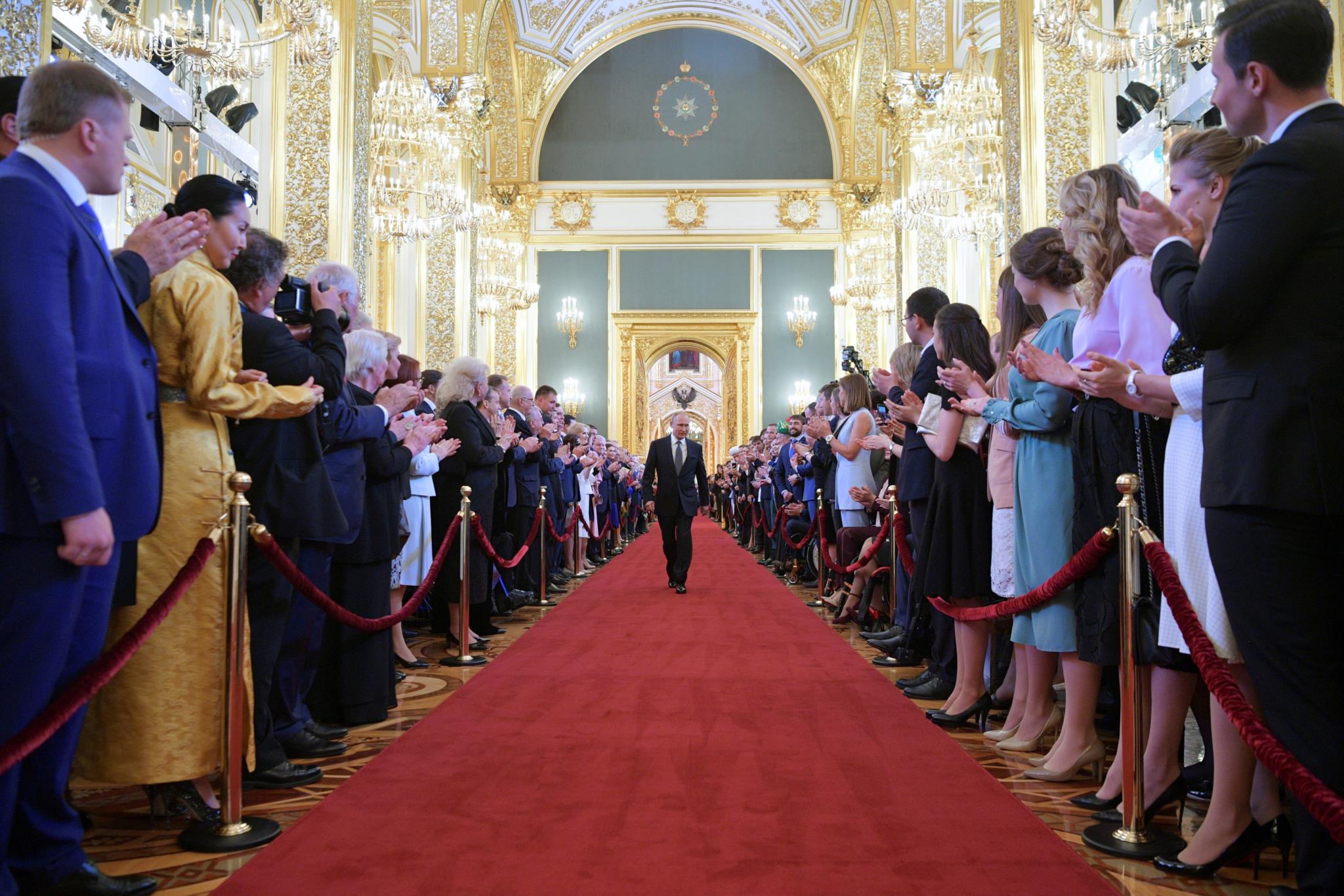 Putin inicia quarto mandato como presidente da Rússia, Internacional