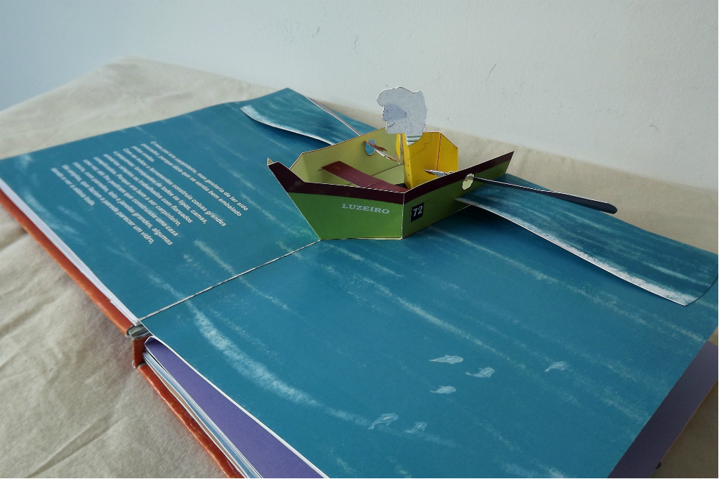 Pormenor do livro pop-up “O homem coração de choupo”, de Marco Taylor (2018)