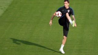 Mandzukic, autor do golo que levou a Croácia à final do Mundial 2018
