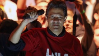 Haddad, ex-autarca de São Paulo, é o actual candidato do PT de Lula a vice-presidente do Brasil