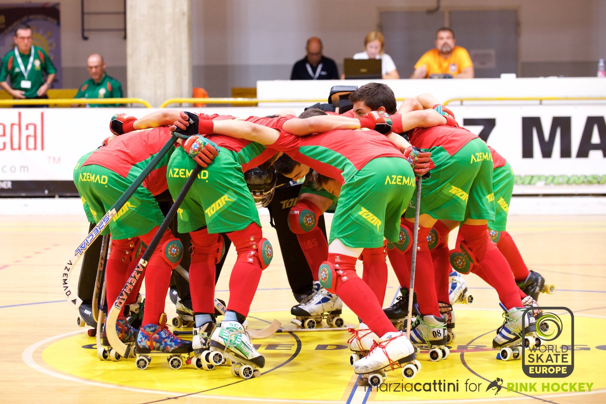 Selecção de Hóquei em Patins também venceu na segunda jornada do europeu  sub17 em Hóquei em Patins