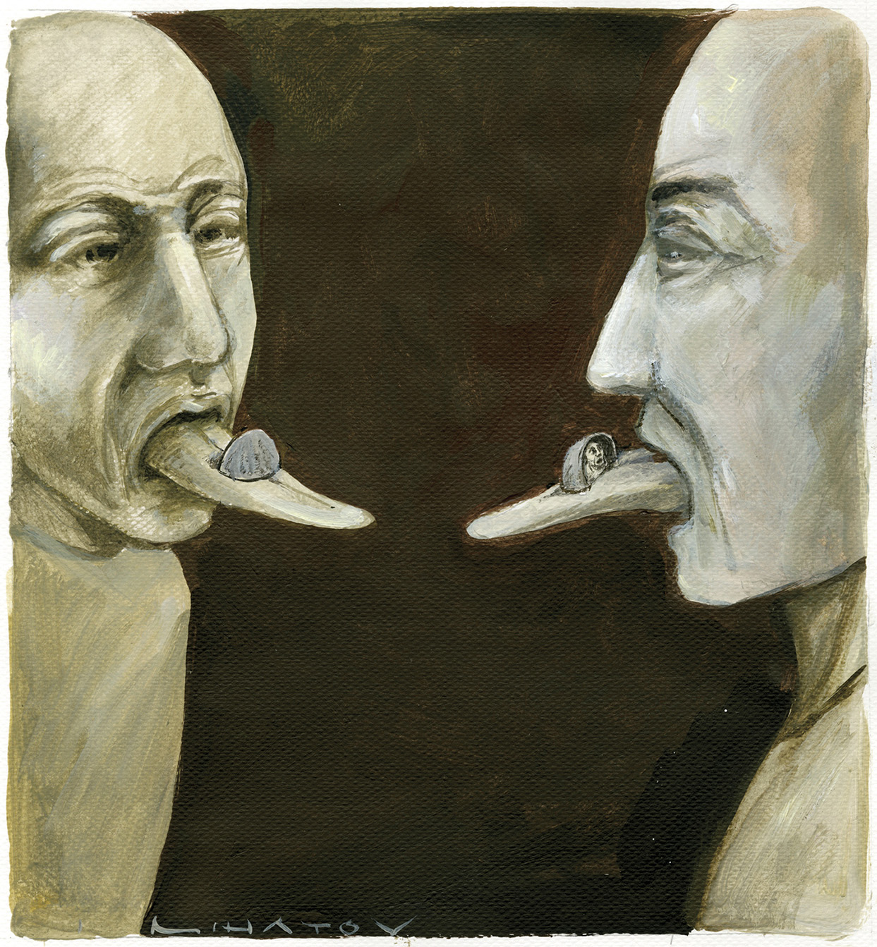 Segundo Premio |  MOJMIR MIHATOV
CROÁCIA | CROATIA
SEM PALAVRAS 3 | WITHOUT WORDS 3 | imagen publicada en https://www.publico.pt/