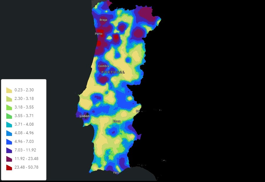 Criei há uns meses um mapa de Portugal para o Risk : r/portugal