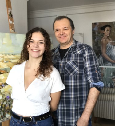 PÚBLICO - Joaquim Rosa e a filha Beatriz, 19 anos