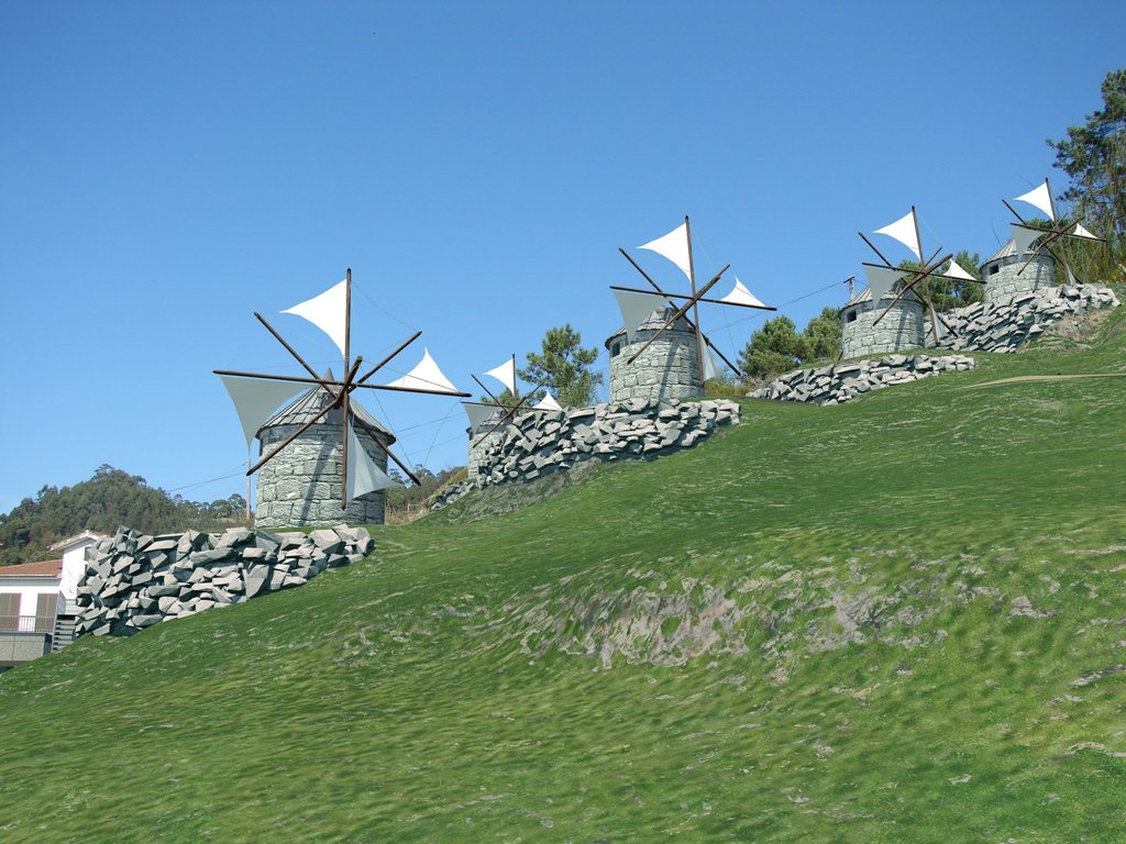 Moinho de vento antigo Foto de Joao Lopes
