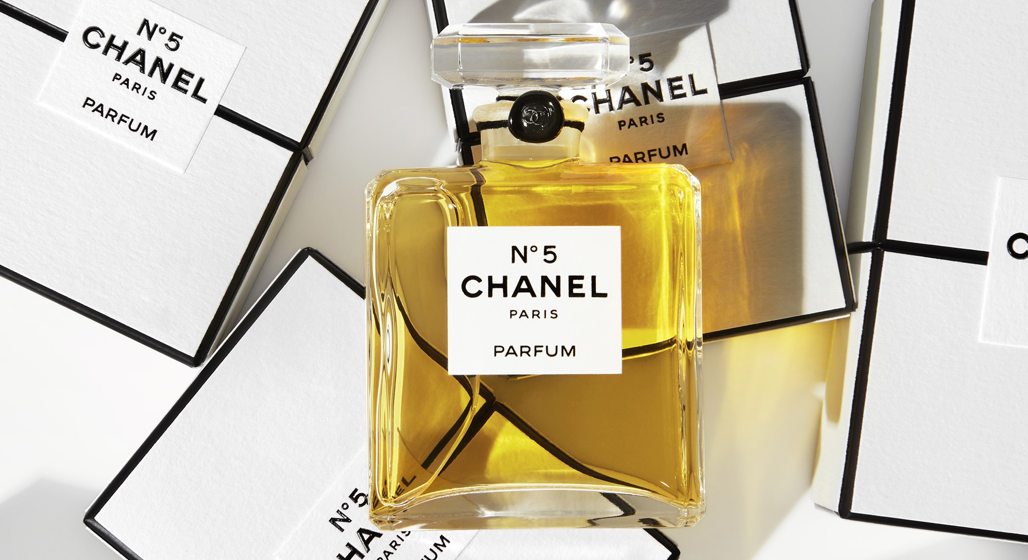 Frasco do perfume Chanel n° 5.