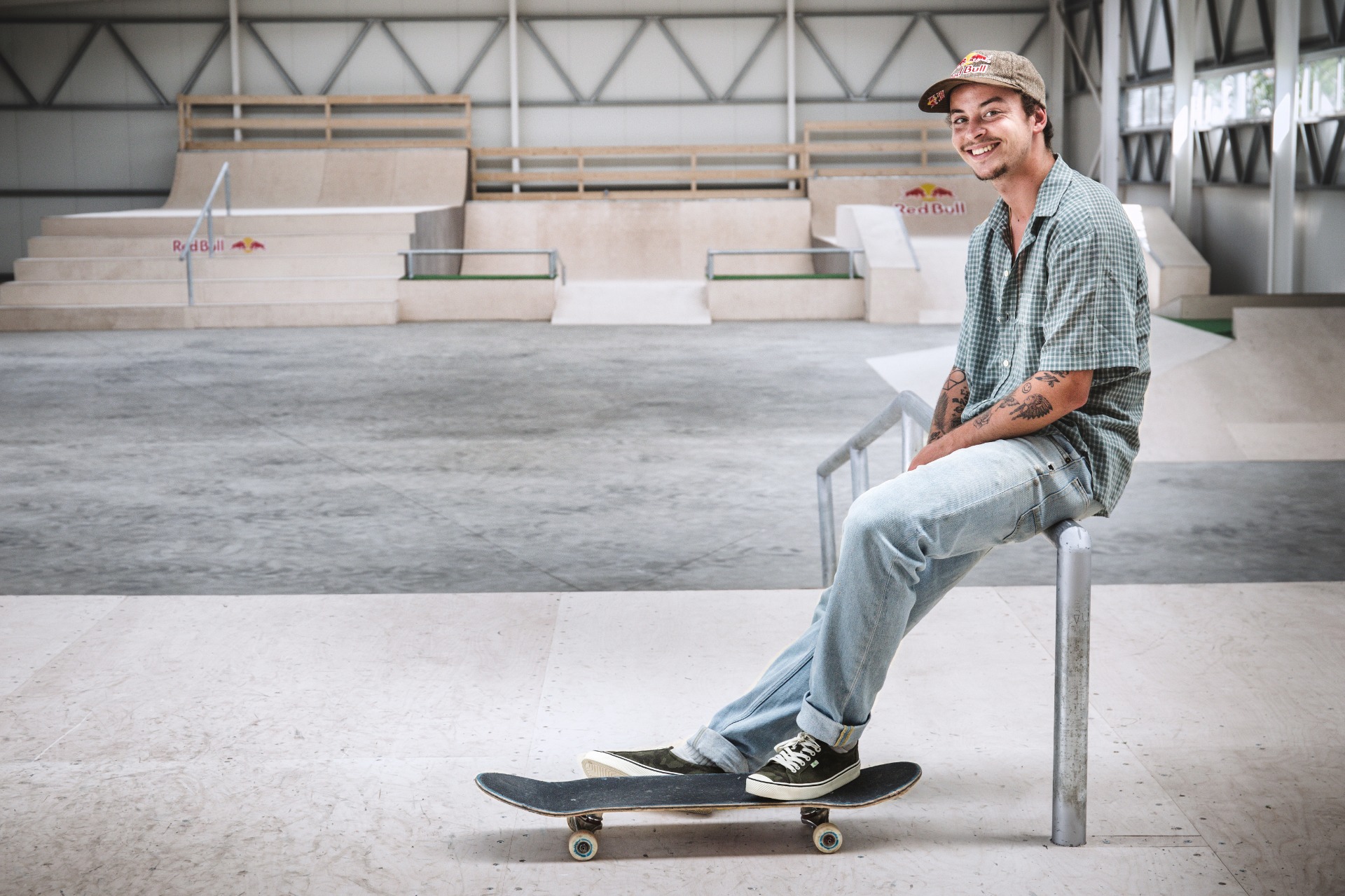 Treino histórico, primeiro do skate em Jogos, reúne atletas do