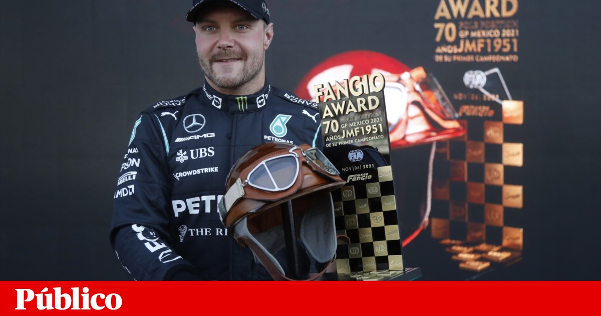 Valtteri Bottas en la “pole position” del GP de México