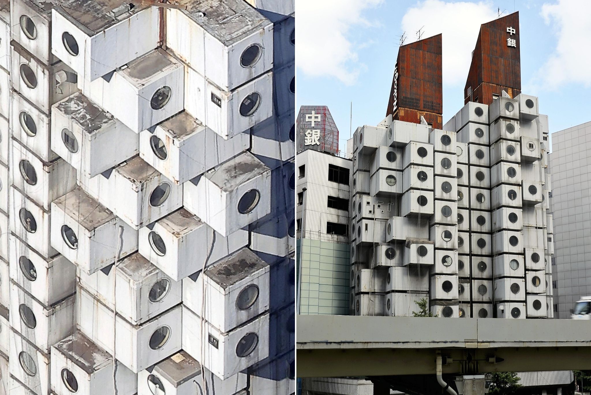 Em Tóquio, uma adorada torre de “casas-cápsula” vai ser demolida |  Arquitectura | PÚBLICO