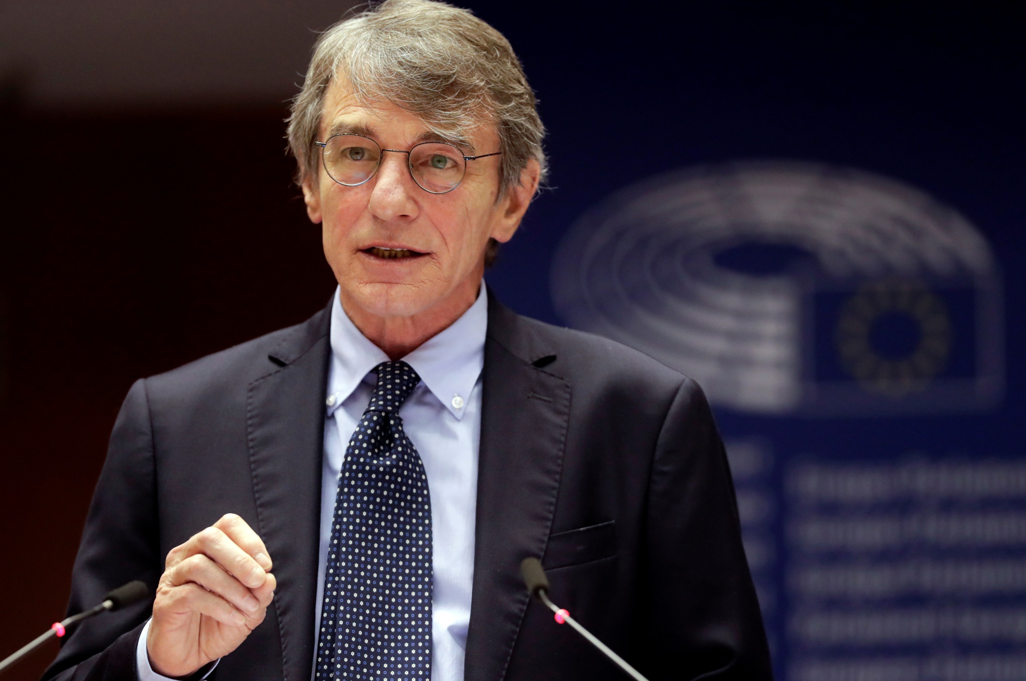 Président du Parlement européen hospitalisé plusieurs jours pour de «graves complications» |  L’Europe 