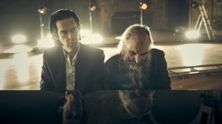 Nick Cave and Warren Ellis photographed by Charlie Gray. 