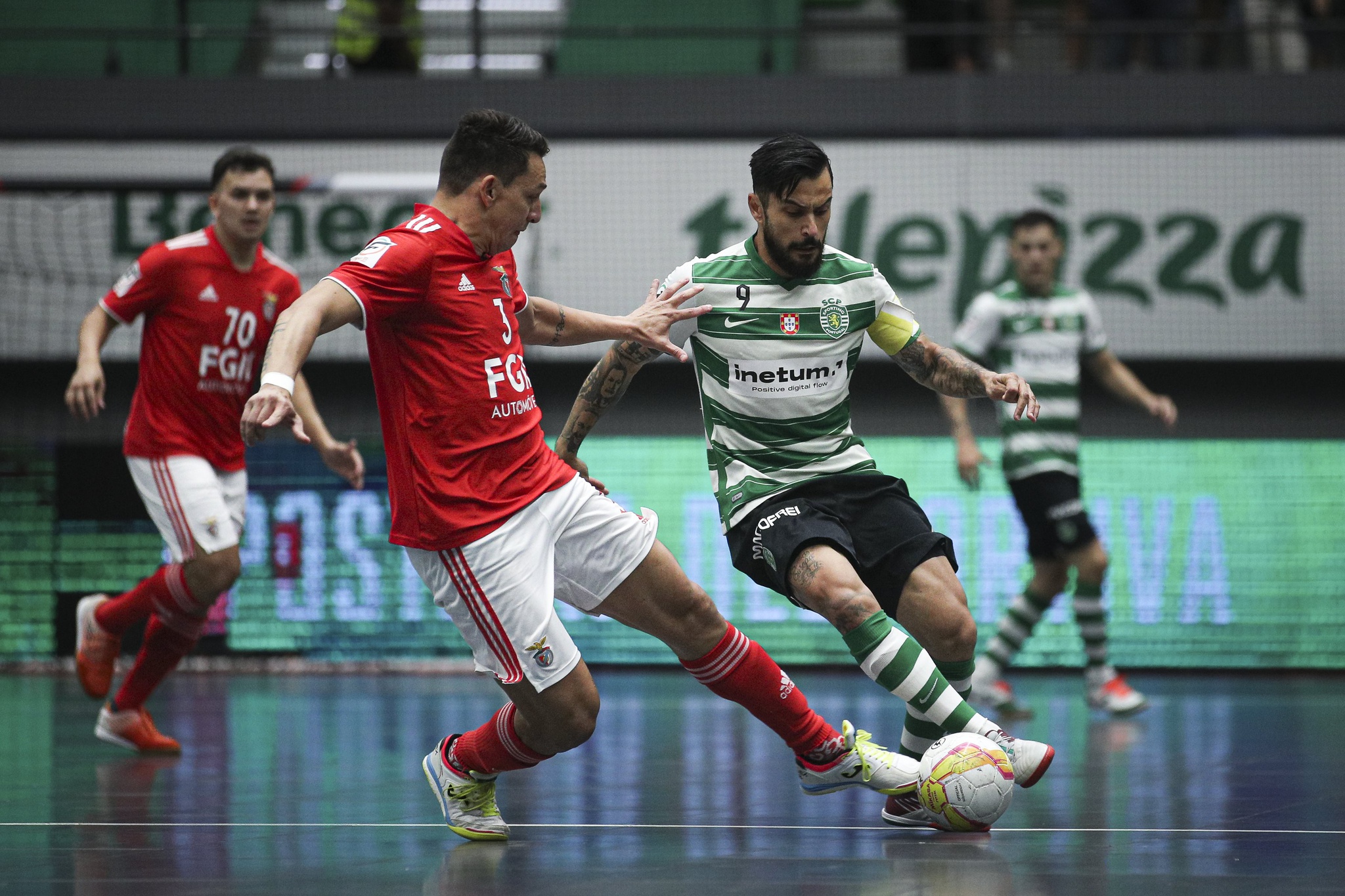 Futsal AO VIVO: siga o jogo três da final entre Sporting e Benfica