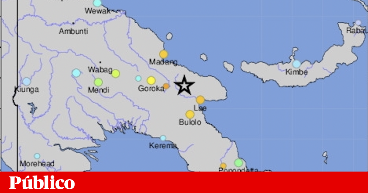 Un tremblement de terre de magnitude 7,6 sur l’échelle de Richter frappe la Papouasie-Nouvelle-Guinée |  tremblements de terre