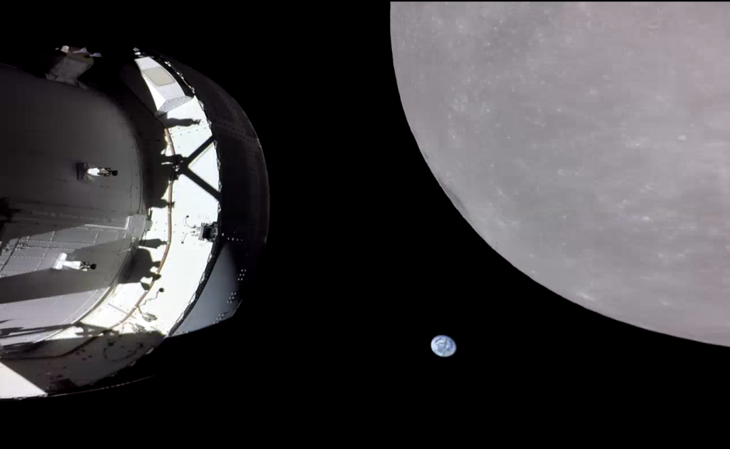 A missão da NASA à Lua partiu há seis dias. Veja as imagens do espaço ...