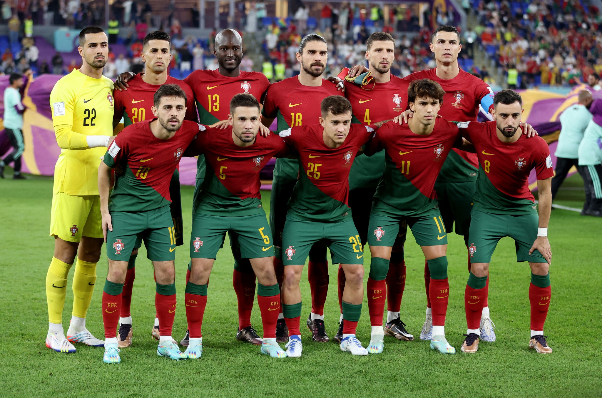 Conheça os 23 jogadores de Portugal