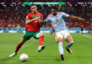 Marrocos elimina a Espanha e garante vaga inédita nas quartas de final 