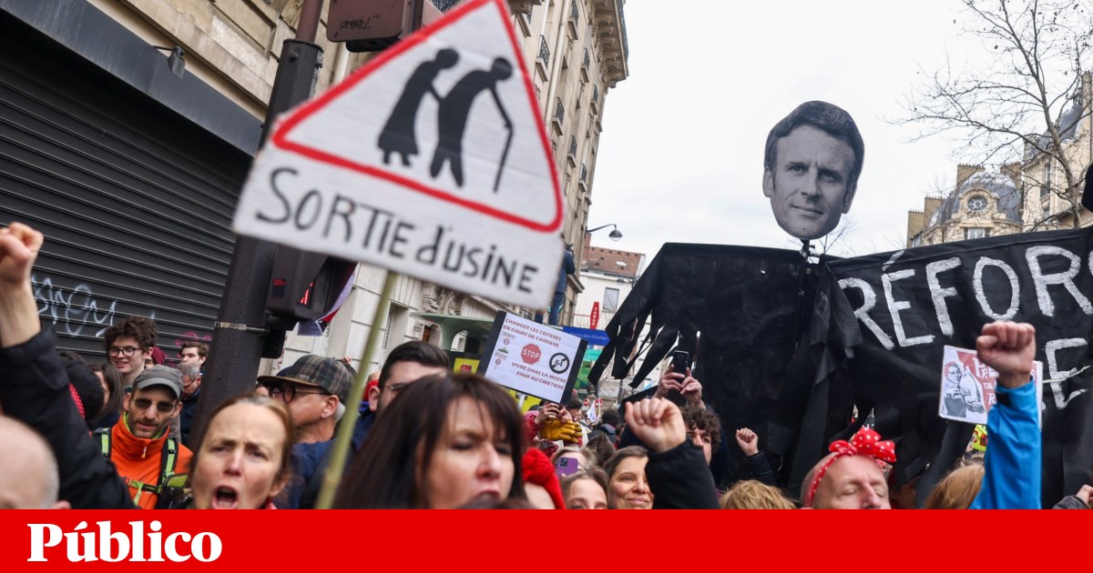 Macron ante una movilización récord contra la reforma de las pensiones |  Francia Macron ante una movilización récord contra la reforma de las pensiones |  Francia