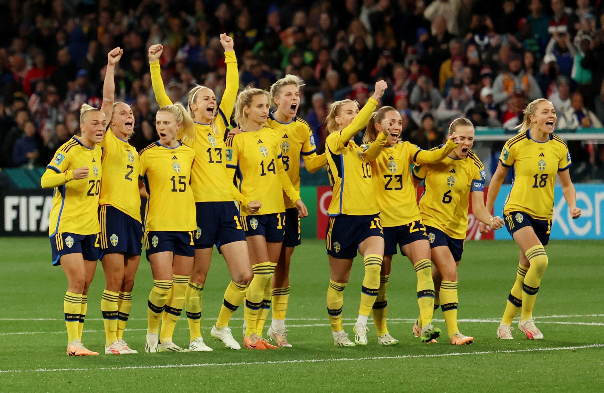 Futebol Feminino: Suécia apurou-se para as meias no último minuto do tempo  regulamentar