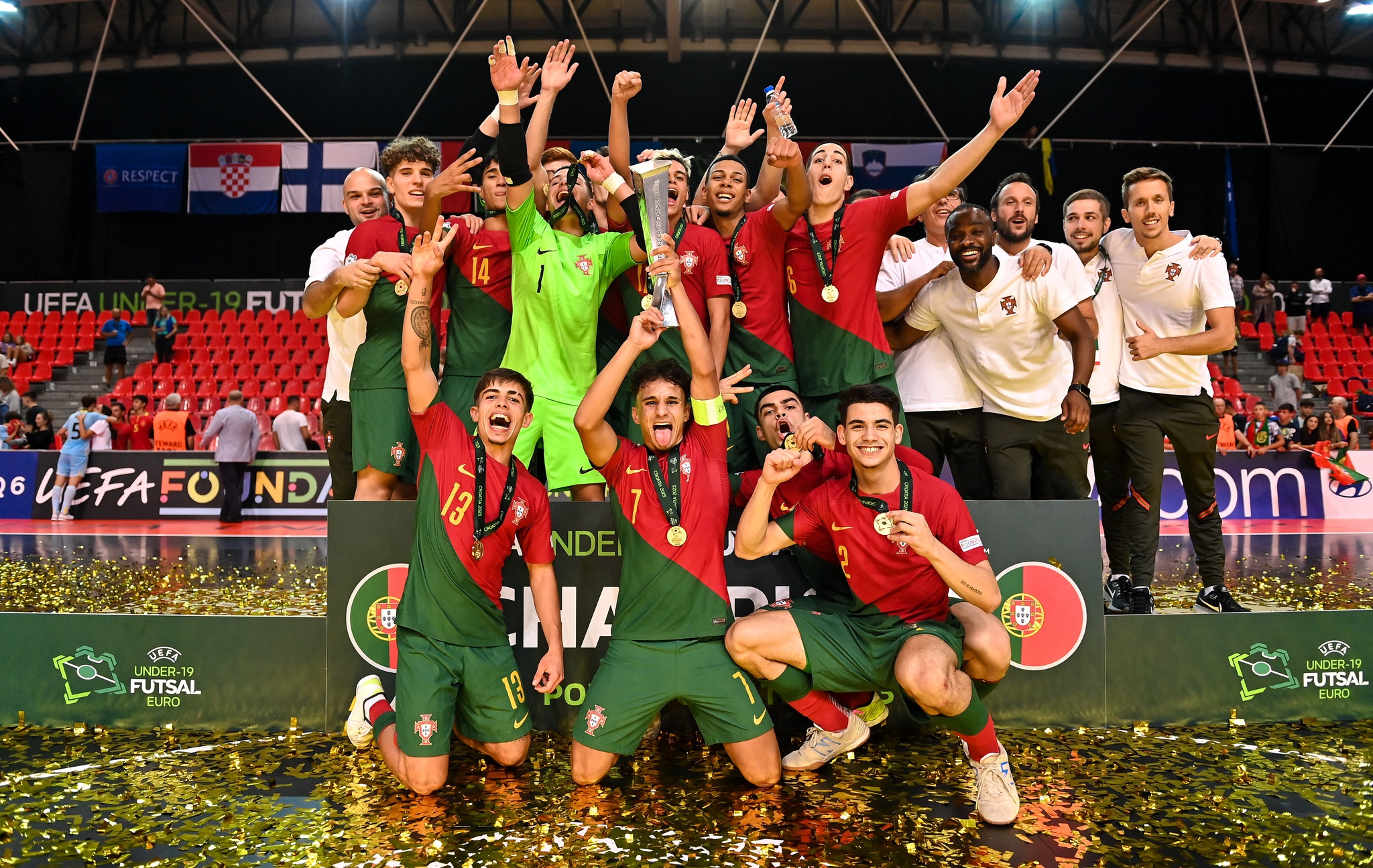 AO VIVO: siga a final do Europeu de futsal sub-19 entre Portugal e Espanha