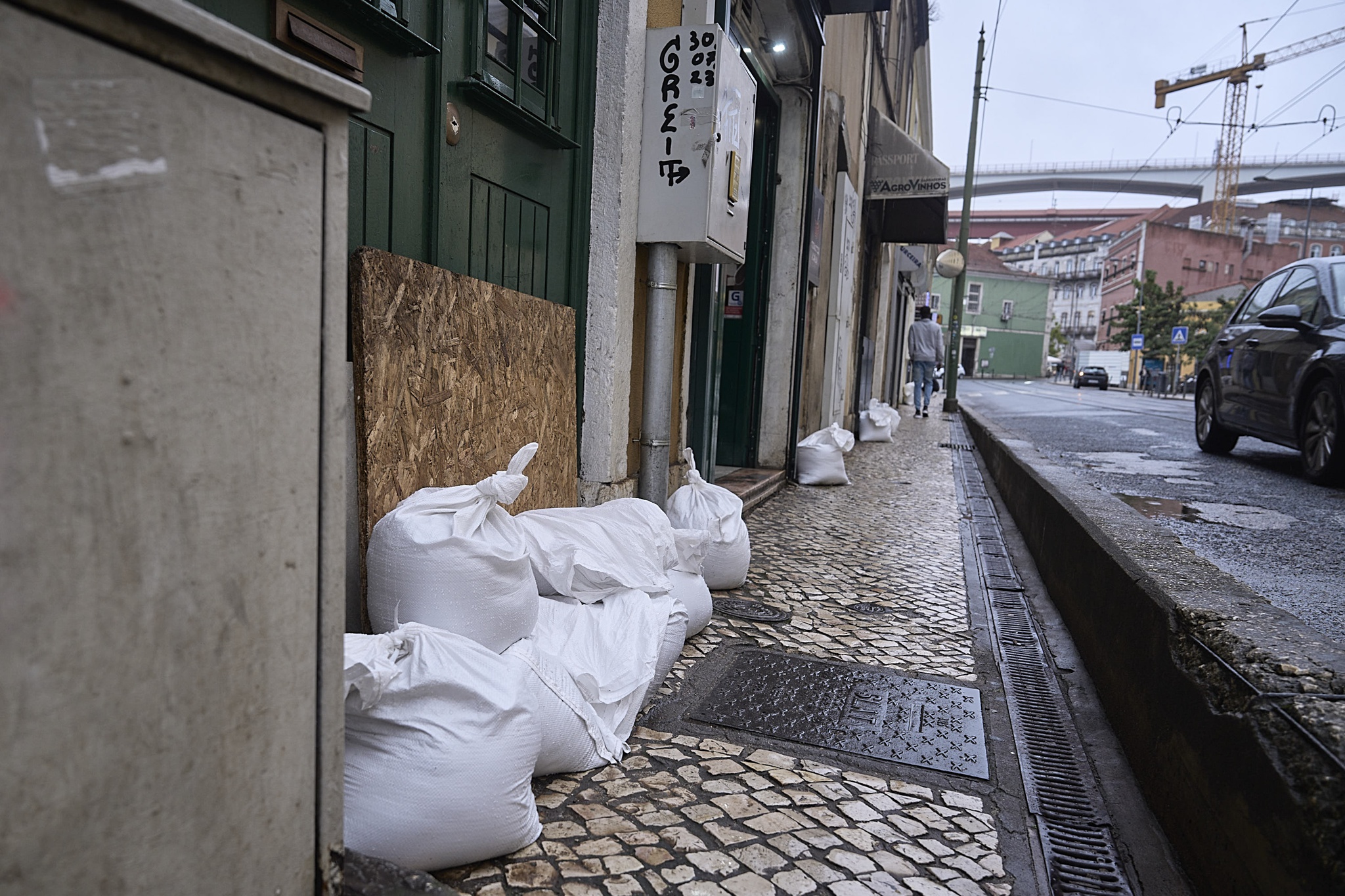 Mau tempo: inundações e cortes na circulação rodoviária em Viana do Castelo, Inundações