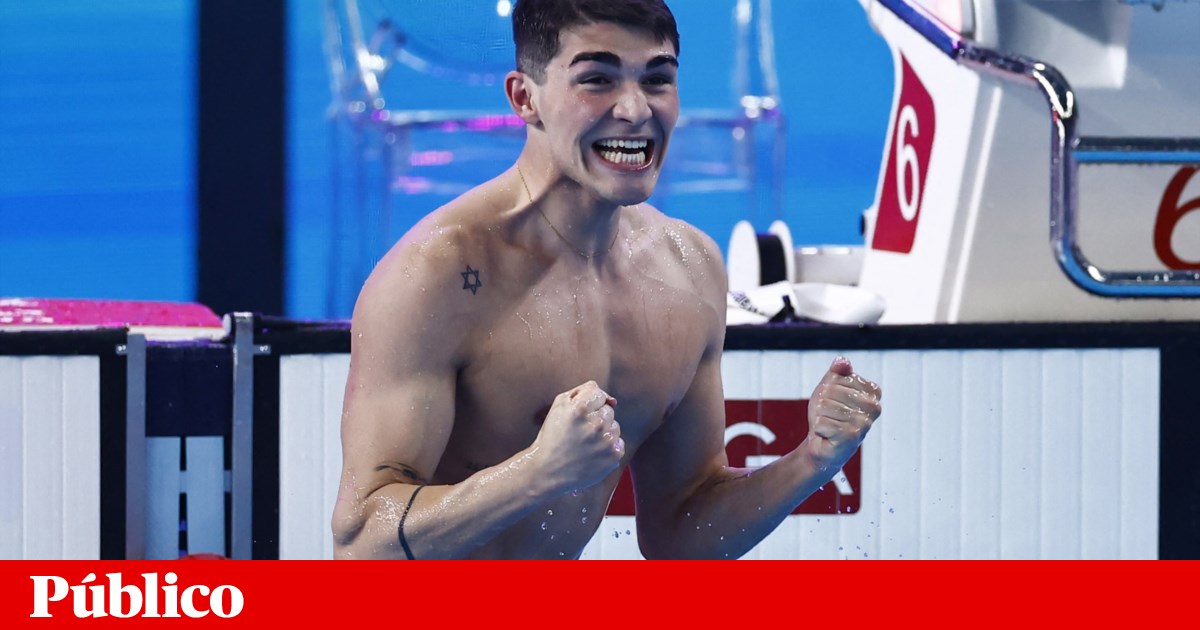 Gold, History and Olympus: Diogo Ribeiro World Swimming Champion |  swimming