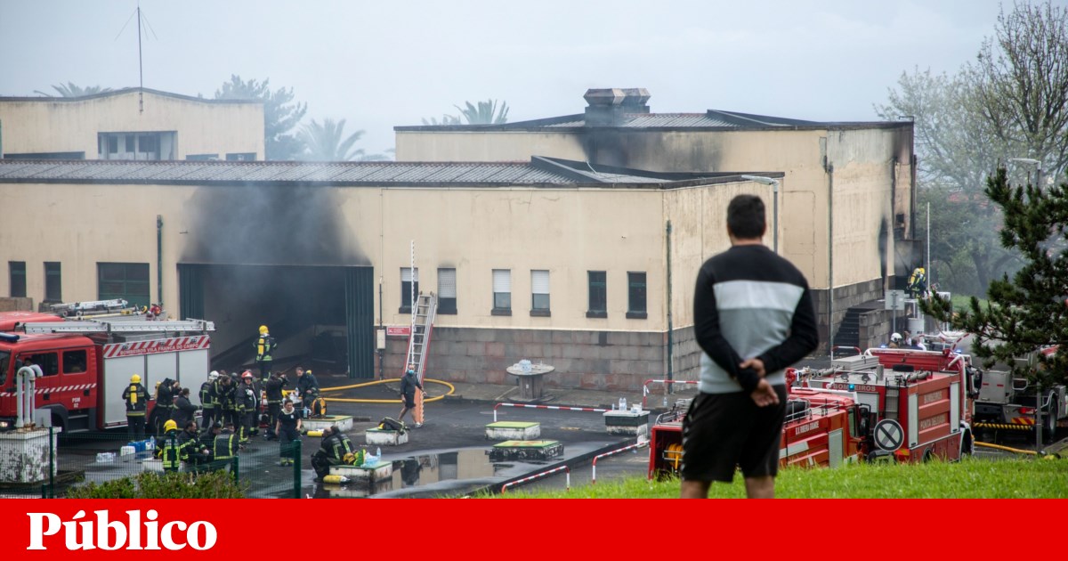 Feuer im Krankenhaus von Ponta Delgada erzwang die Evakuierung von Patienten |  Azoren