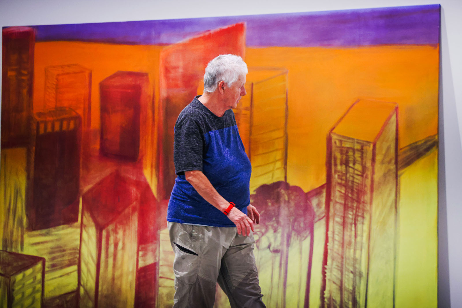 Daniel Rocha 18 de junho 2025 - PORTUGAL, Lisboa artista Miriam Cahn no MAAT na montagem da exposição: Miriam Cahn - O que nos olha?/ What looks at us? 