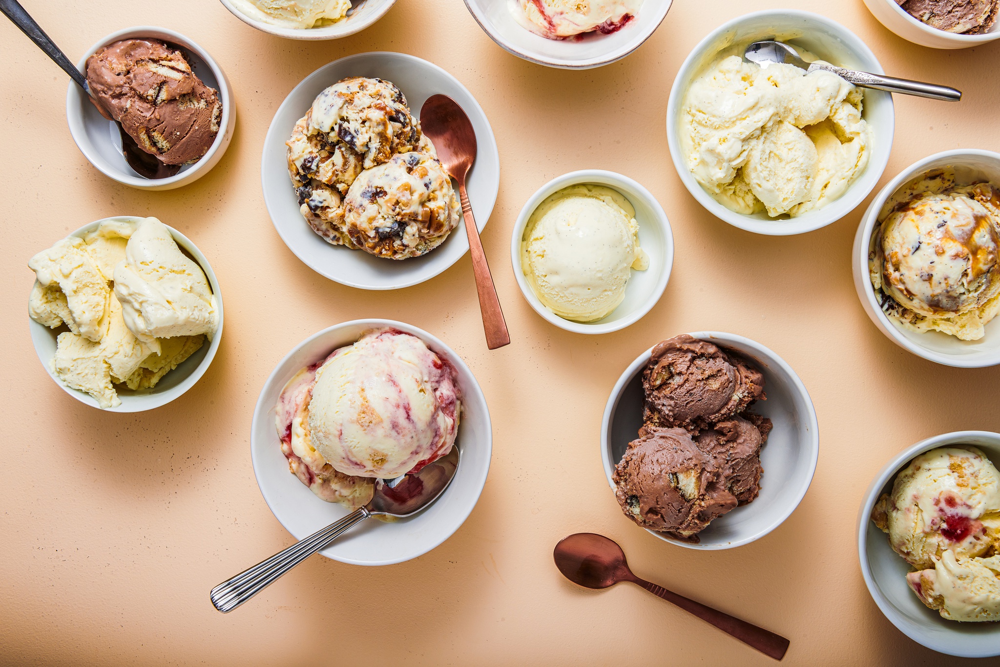WASHINGTON, DC - AUGUST 05: No-Churn Ice Cream recipe for feature in Food photographed on August 5th, 2025 in Washington, D.C. (Photo by Rey Lopez; food styling by Lisa Cherkasky/Both for The Washington Post)