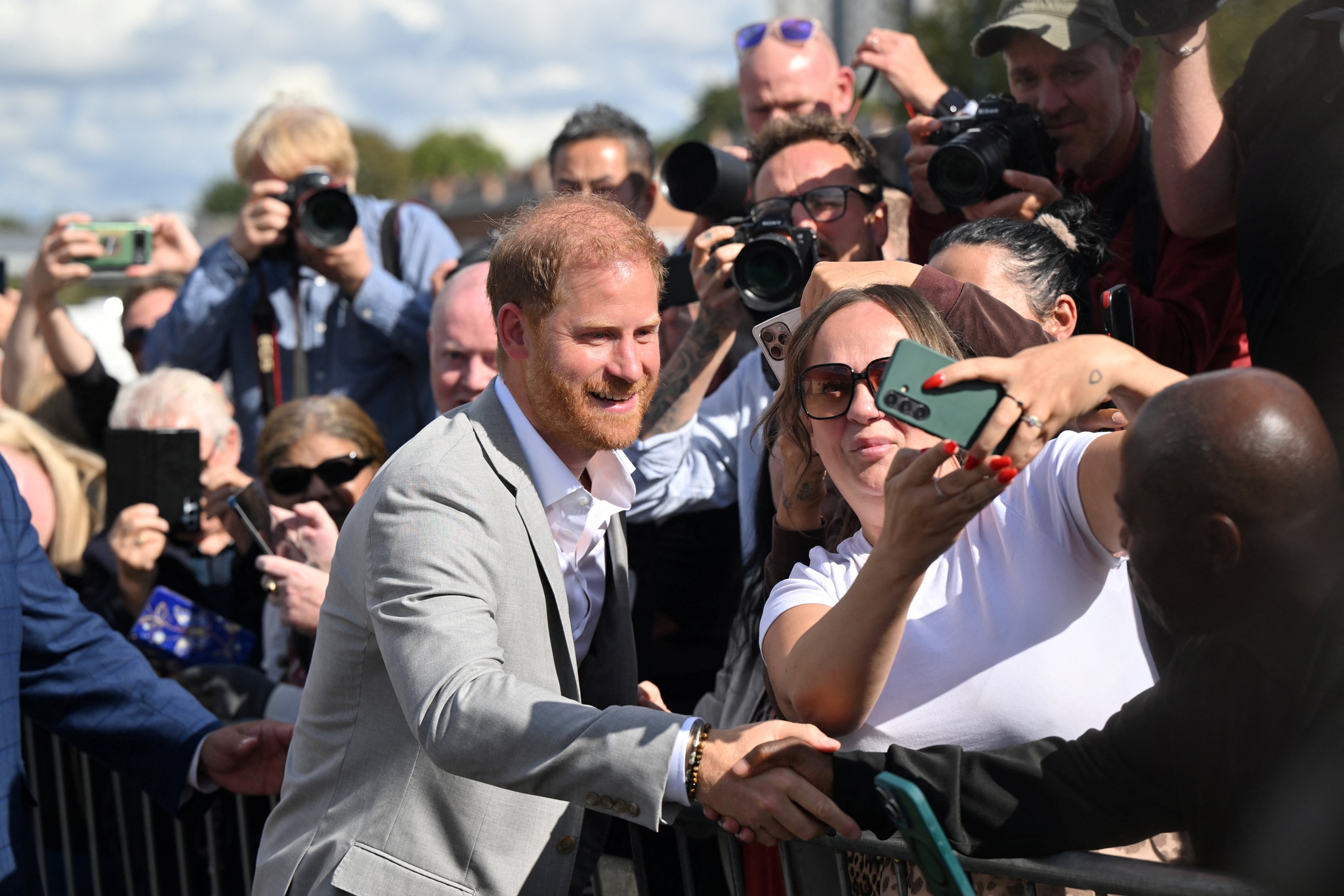 O principe Harry em Nottingham