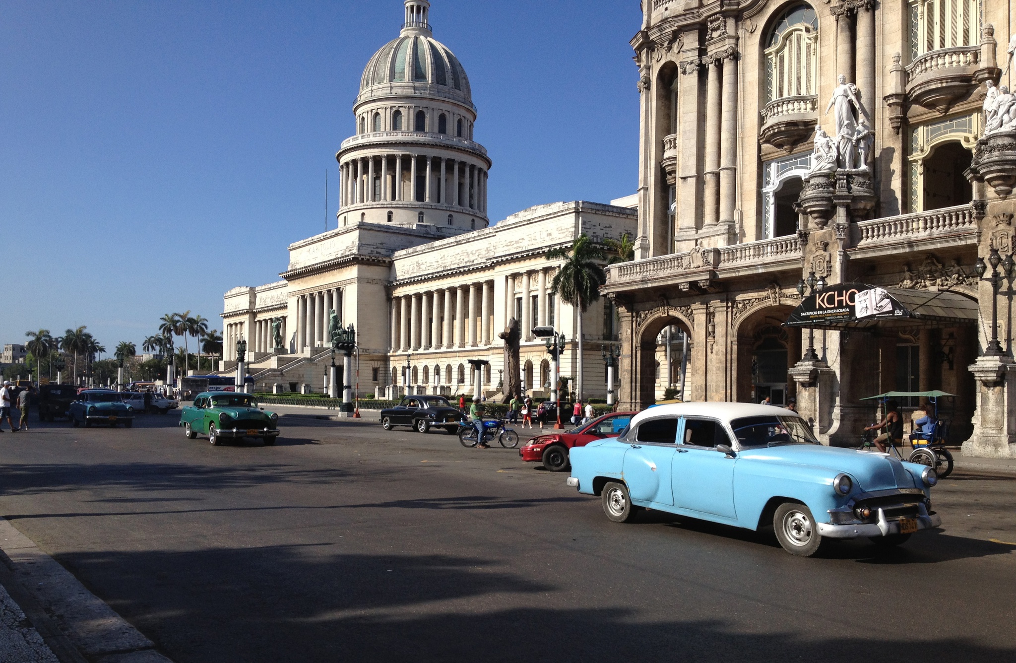 The capitol building of Cuba in Old Havana, which has been unused since the revolution, is currently closed to tourists for renovations, April 9, 2012. (Maria Recio/MCT)NC WEB BL LN