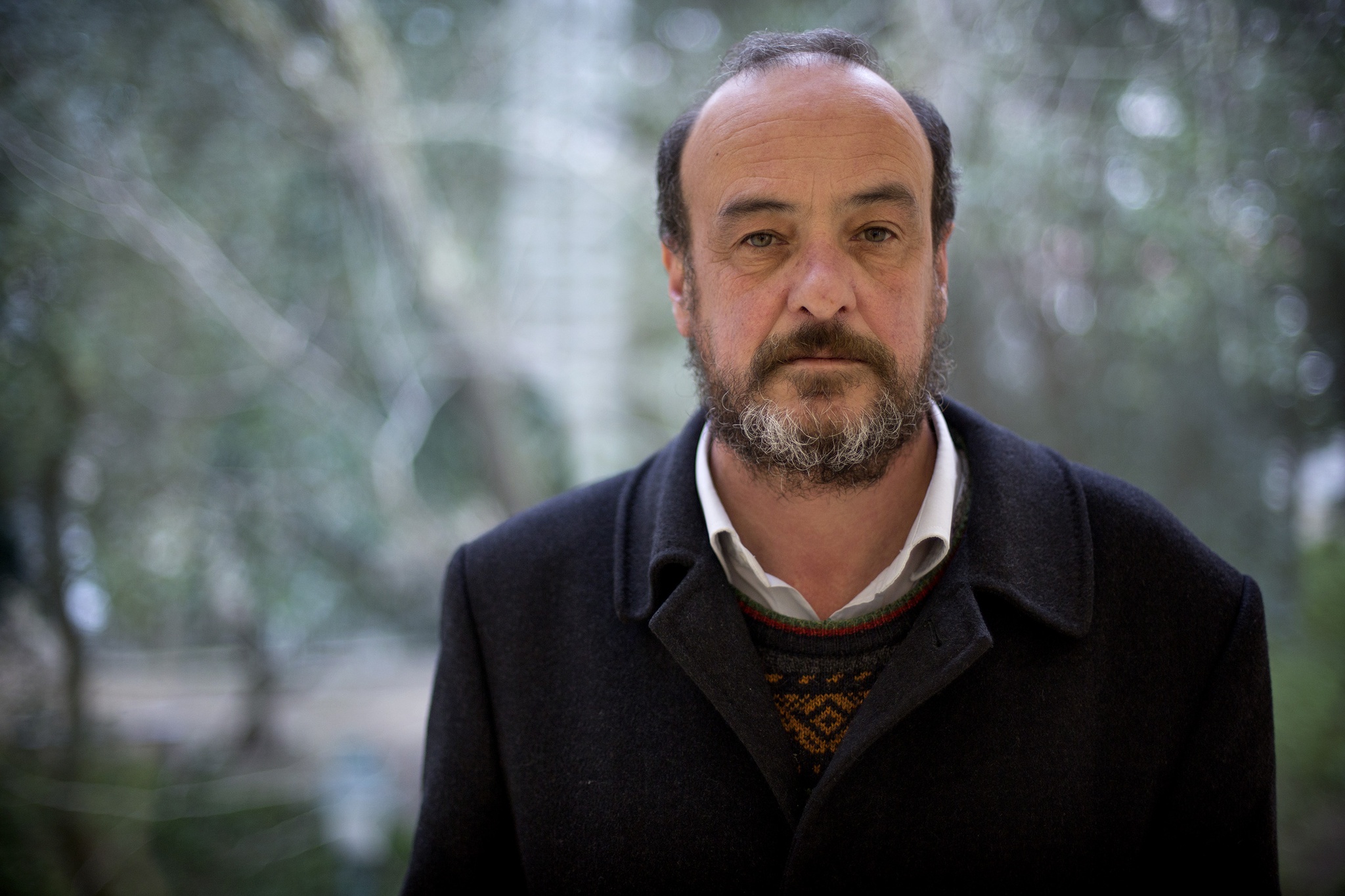 NFS Nuno Ferreira Santos - 23 Janeiro 2013 - PORTUGAL, Lisboa - Joao Queiroz, artista plastico, pintor, vencedor do premio da Associacao Internacional dos Criticos de Arte (AICA) 2012, fotografado no museu de lisboa