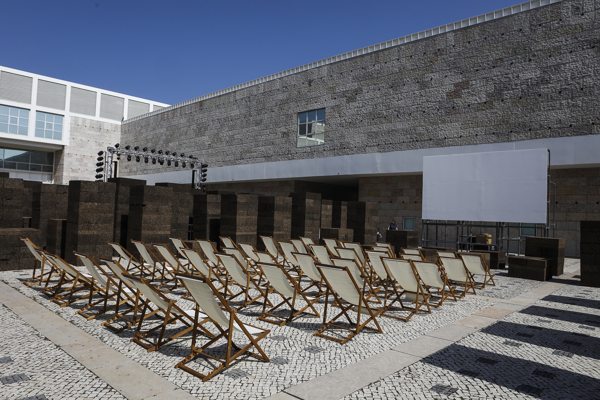 NFS Nuno Ferreira Santos - 10 Julho 2018 - PORTUGAL, Lisboa - Exposicao de arquitectura "Building Stories / Historias Construidas" na Garagem Sul do Centro Cultural de Belem CCB. A