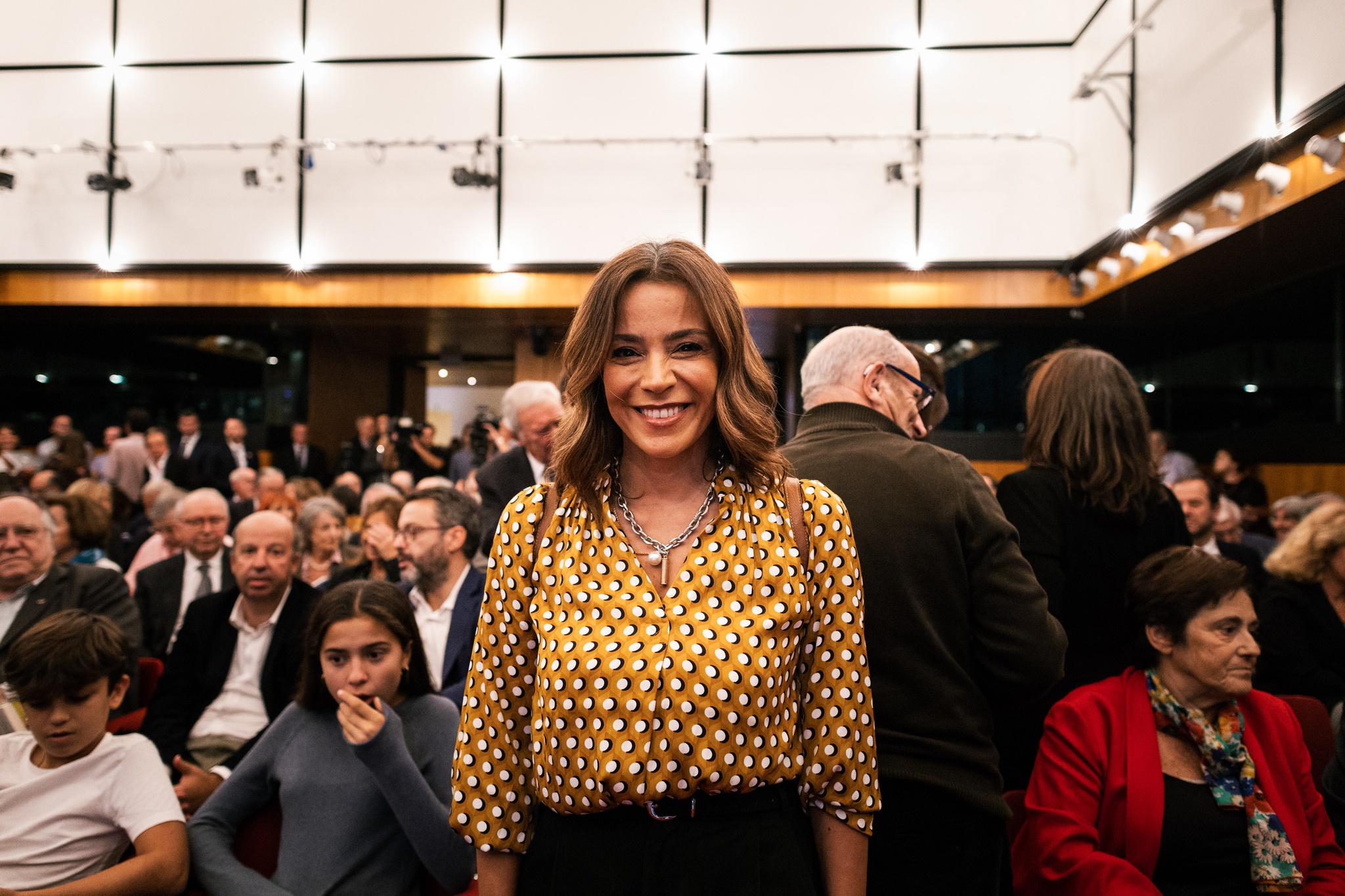 MVR Matilde Fieschi - 23 Outubro de 2023 - PORTUGAL, Lisboa - Lancamento e apresentacao do Livro Assim Vejo a Minha Vida - Memorias de Eduardo Ferro Rodrigues, ex-presidente da AR e ex-secretario-geral (2002-2004) do PS, no CCB - na foto, Rita Ferro Rodrigues, filha