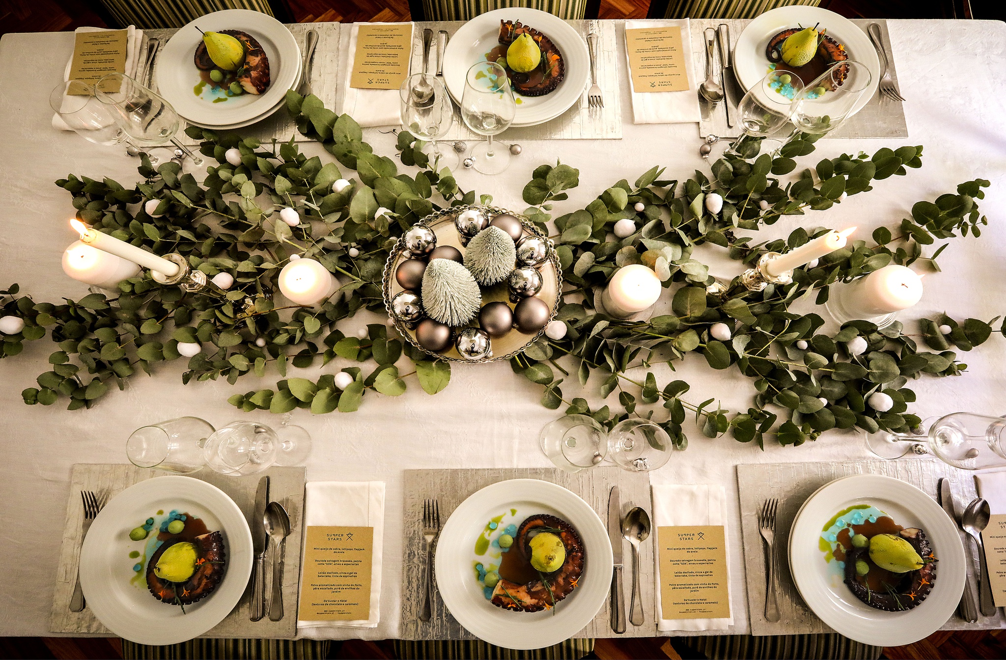 dro daniel rocha - 08 Novembro 2019 - Portugal, Lisboa - Empresa Supper Stars, propoe a ida de um Chef a casa dos clientes para elaborar o Jantar de Natal, menu de consoada - Jantar ceia de Natal em casa sem cozinhar - mesas de natal