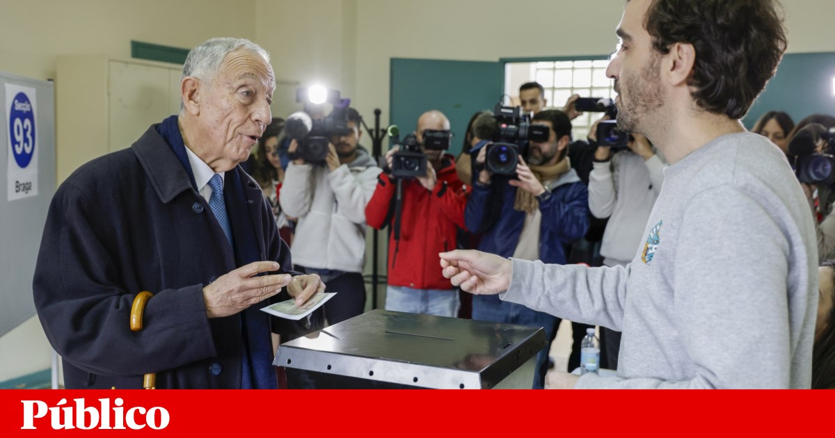 Marcelo has already voted: "Renewal is the strength of democracy and, in this case, the strength of Portugal"