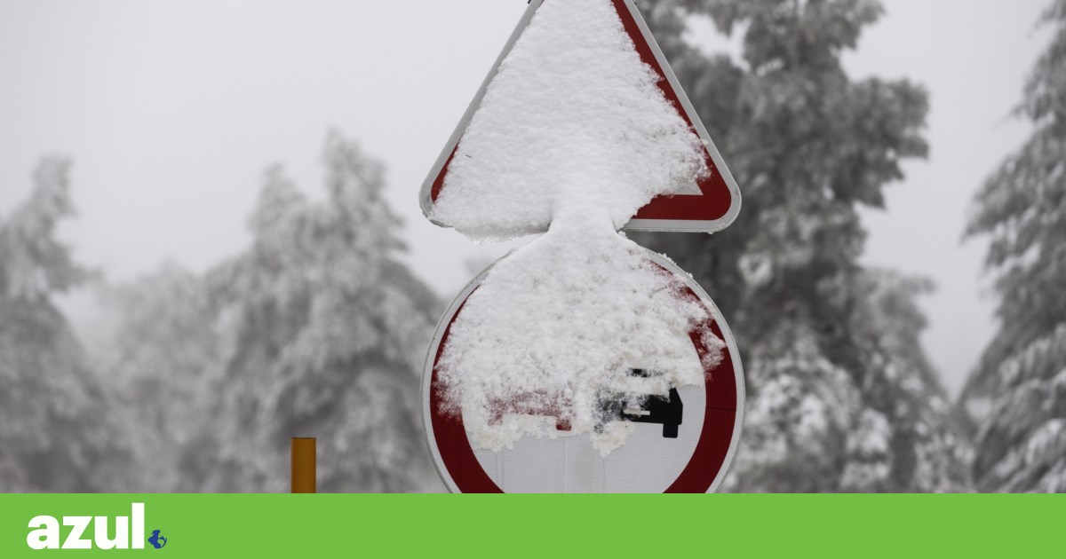 Fifteen districts of mainland Portugal under yellow warning for snow and sea swell