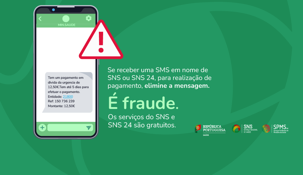 SPMS warn of fraudulent messages and websites impersonating the SNS