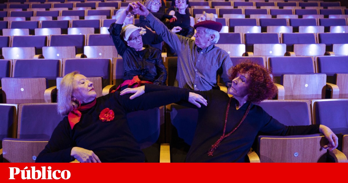 A group of seniors helped stage a play that shows the behind-the-scenes of the Rivoli