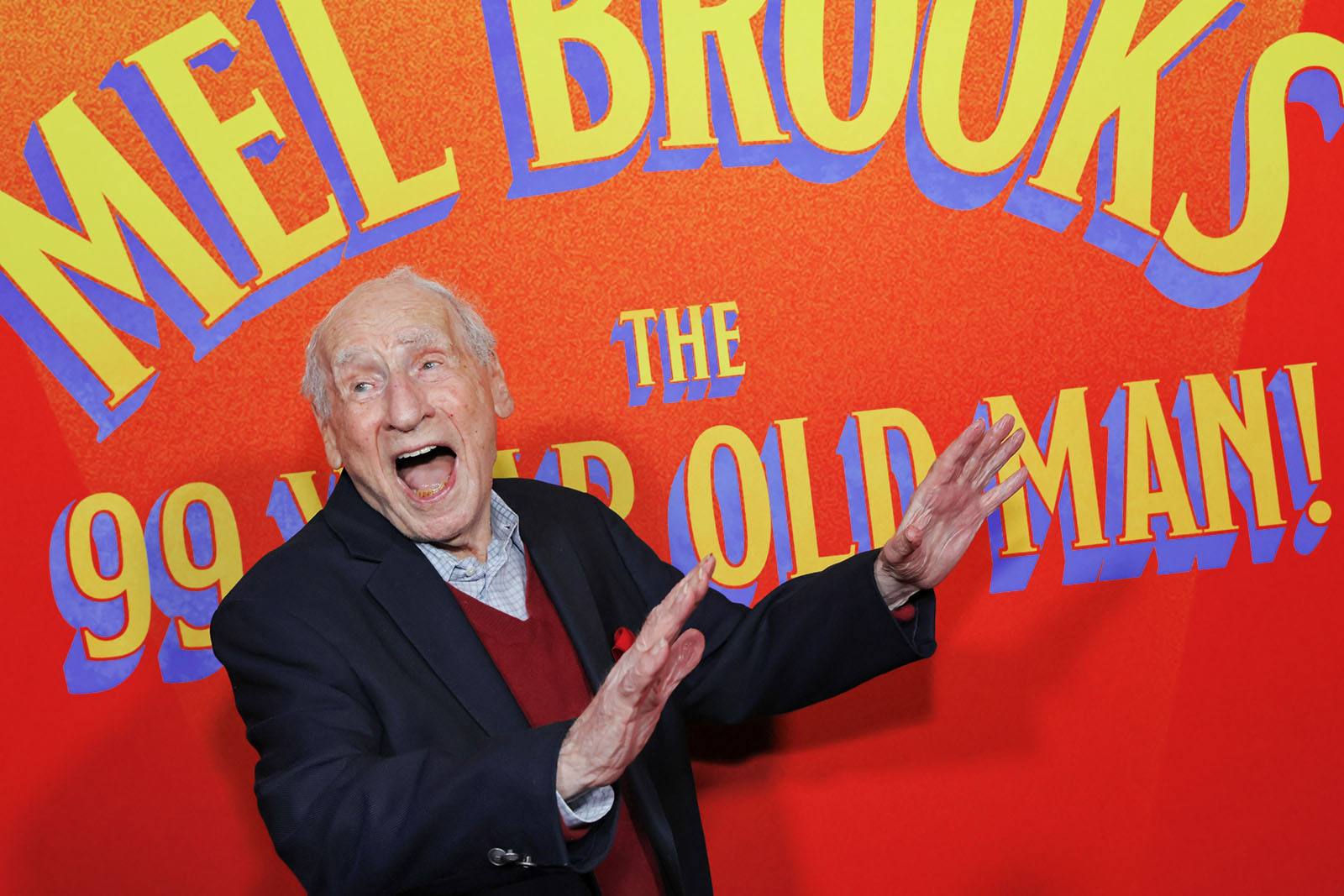LOS ANGELES, CALIFORNIA - JANUARY 20: Mel Brooks attends the Los Angeles premiere of HBO Documentary Films' " Mel Brooks: 99 Year Old Man!" at Ted Mann Theater at the Academy Museum on January 20, 2026 in Los Angeles, California. (Photo by Rodin Eckenroth/Getty Images)