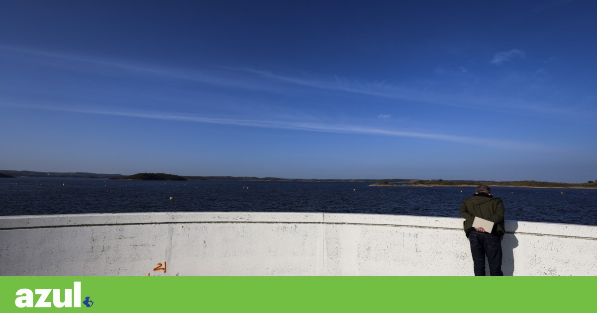 Storm Kristin filled the Alqueva reservoir