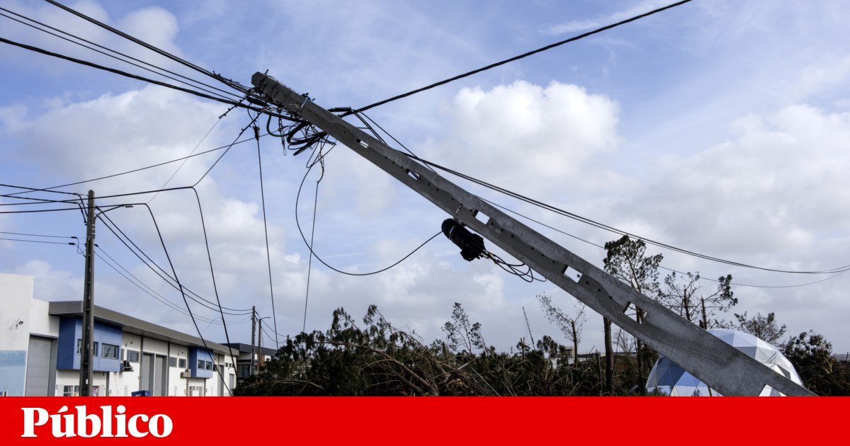 Bad weather: man dies in the municipality of Leiria from generator-related poisoning; 180,000 people without electricity