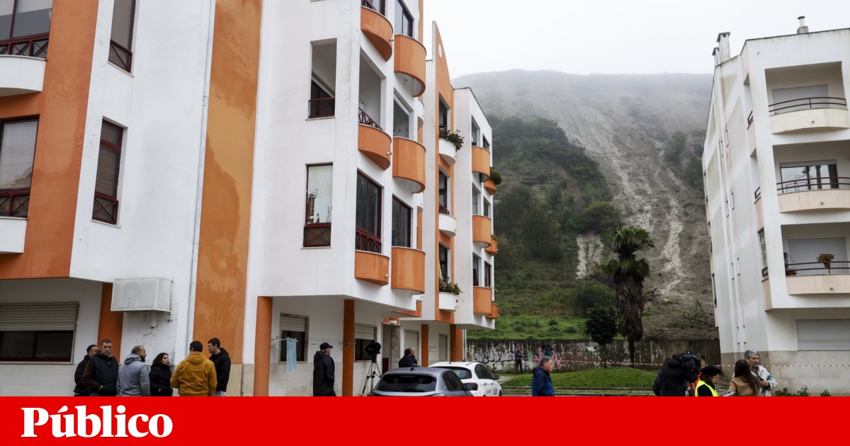 Landslide in Almada forces evacuation of 20 people