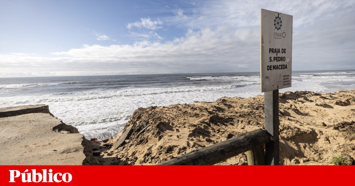 Ovar: praia de Maceda “desapareceu por completo” e aterro sanitário é uma preocupação | Mau tempo Ovar: praia de Maceda “desapareceu por completo” e aterro sanitário é uma preocupação | Mau tempo