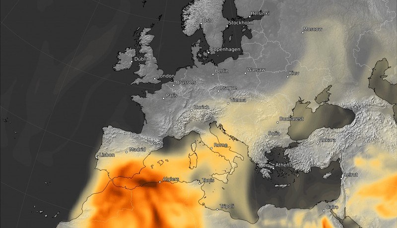 New large dust cloud from the Sahara will affect Portugal and Europe